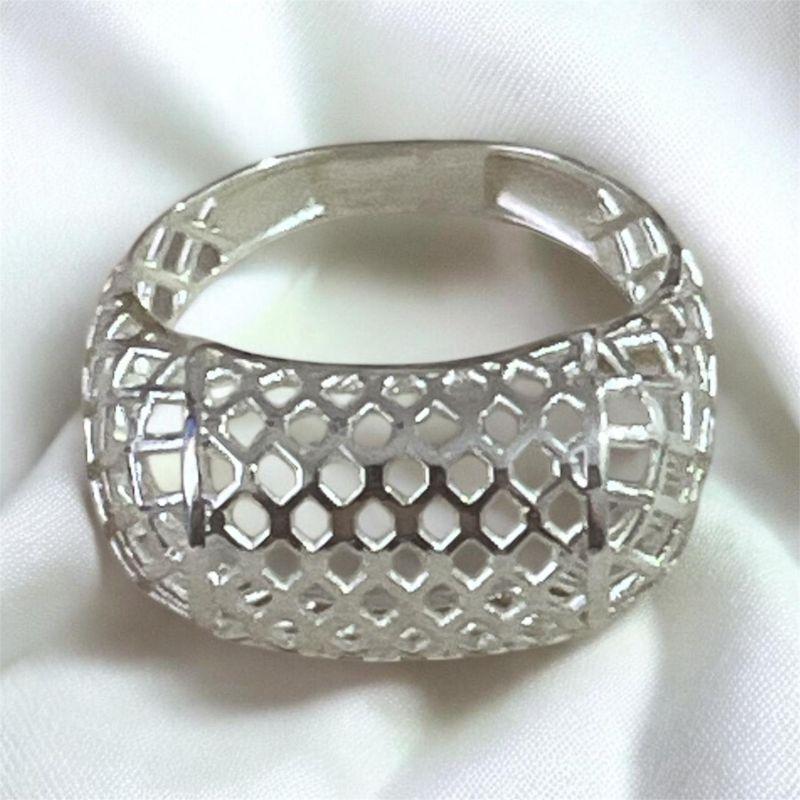 Anel Aramado Retangular