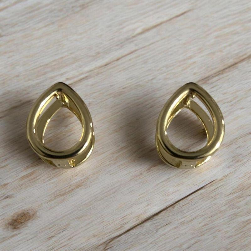 Brinco Gota Vazada 2 Lados Grande