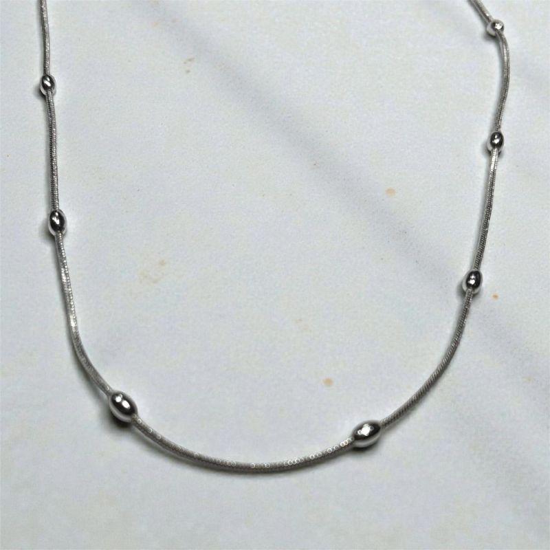 Corrente Rabo de Rato c/ Bolinha Oval