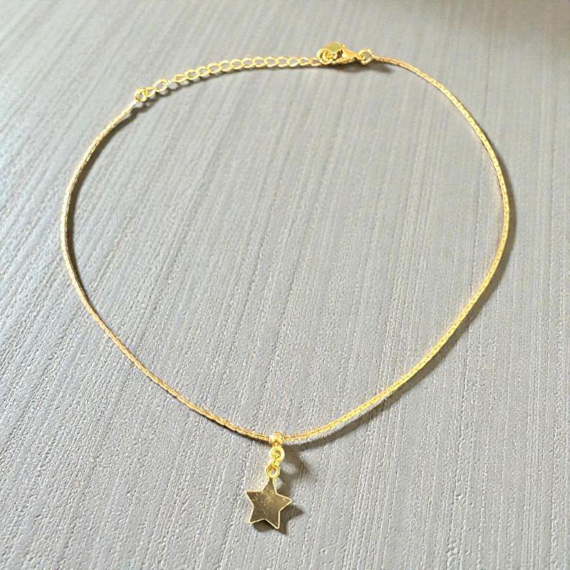 Tornozeleira Malha L90 c/ Estrela Lisa