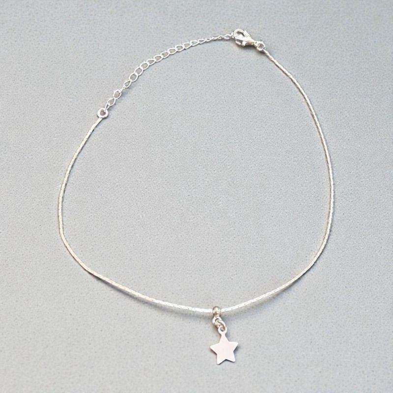 Tornozeleira Malha L90 c/ Estrela Lisa