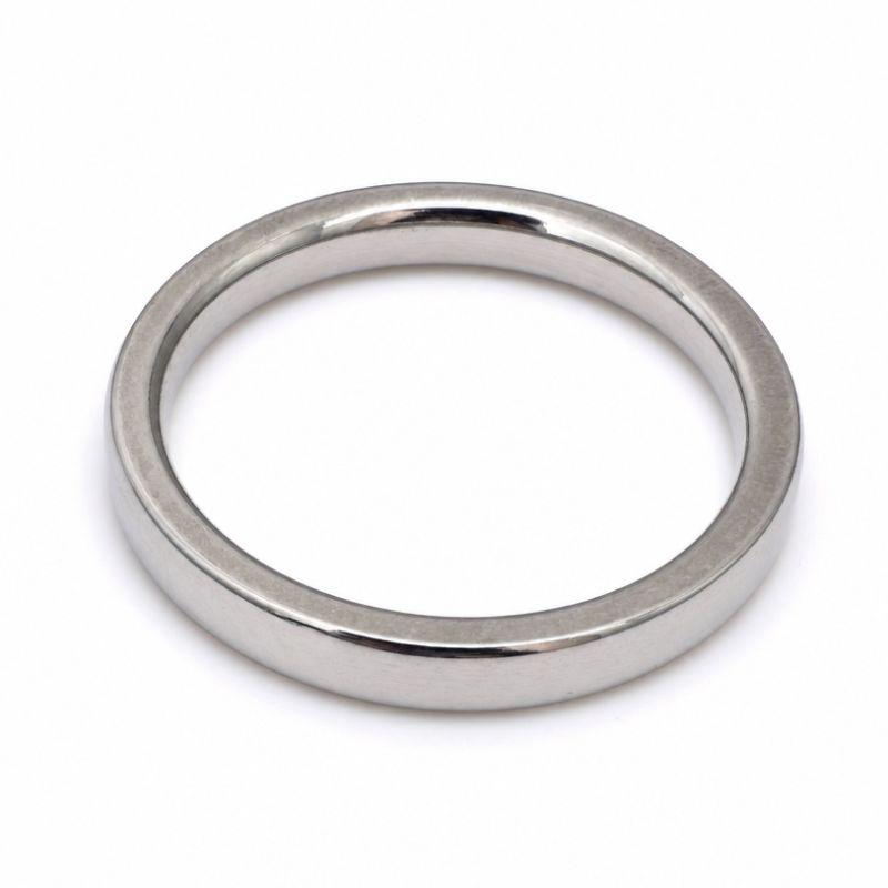 Aliança Inox Borda Reta
