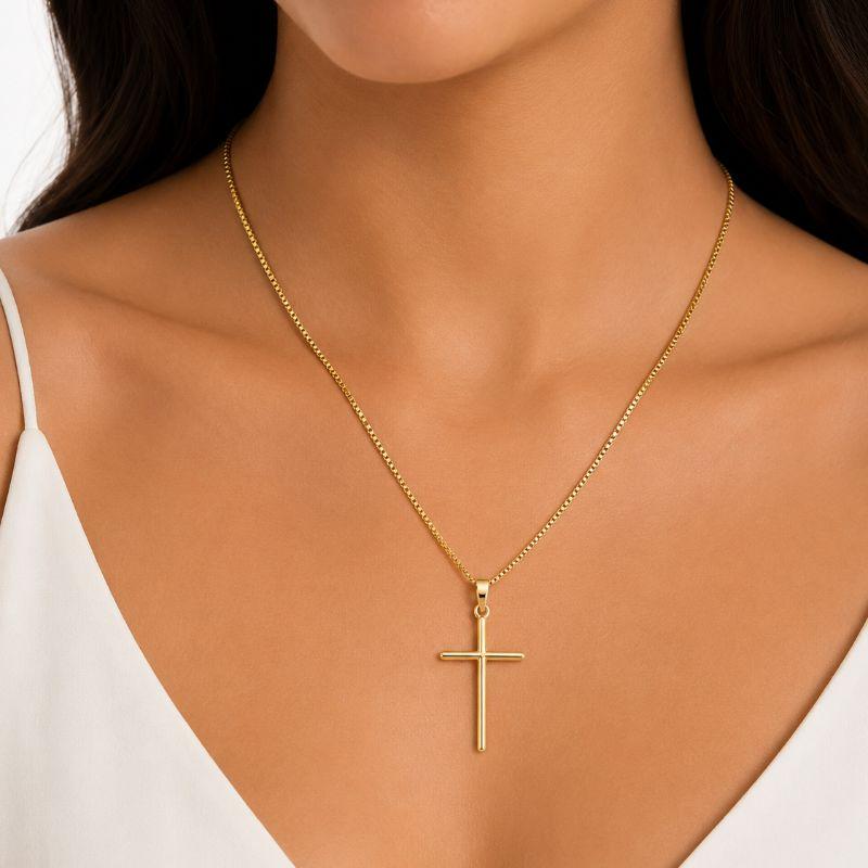 Corrente Veneziana com Crucifixo Liso