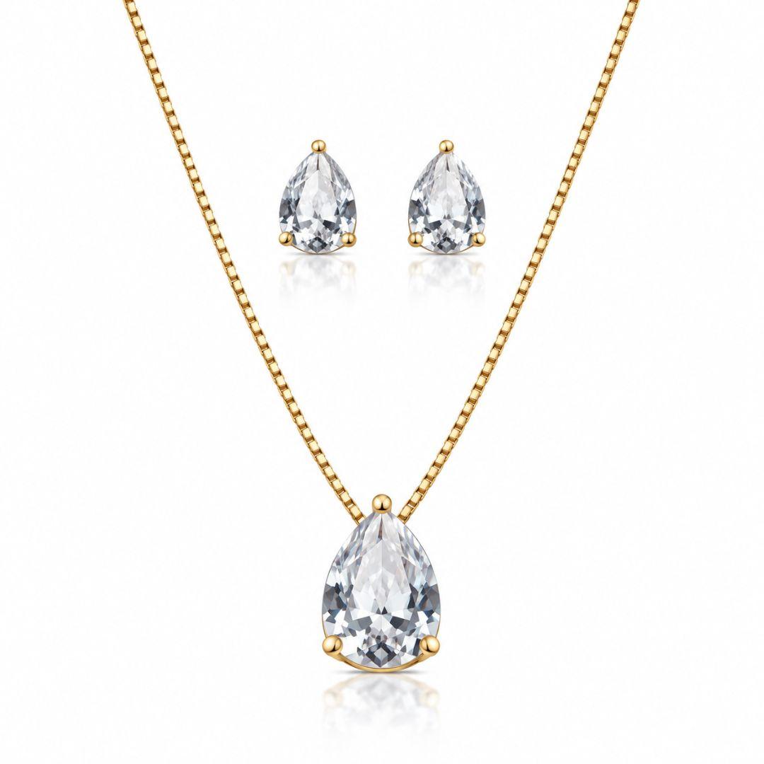 Conjunto Gotas Cristal